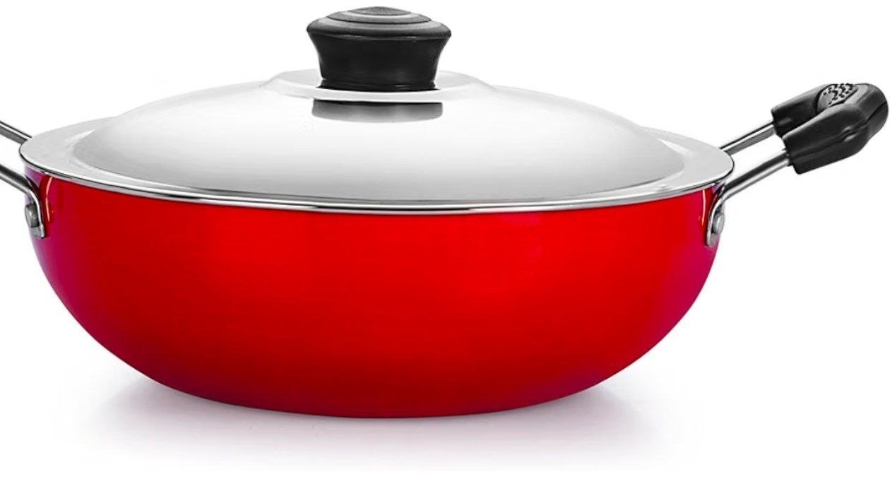 Nirlon Non-stick Aluminium Kadhai 3 Ltr 557 R