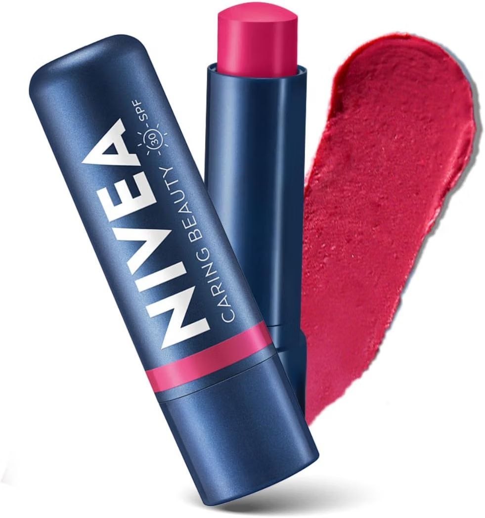 Nivea Caring Pink Lip Balm 120