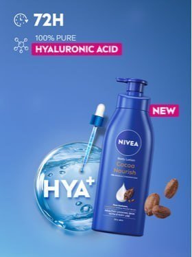 Nivea Cocoa Nourish Body Lotion With Hyaluronic Ac