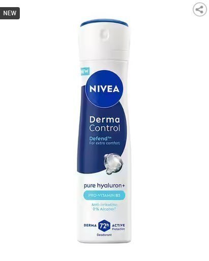 Nivea Derma Control Defend Spray 182 Mrp 330 