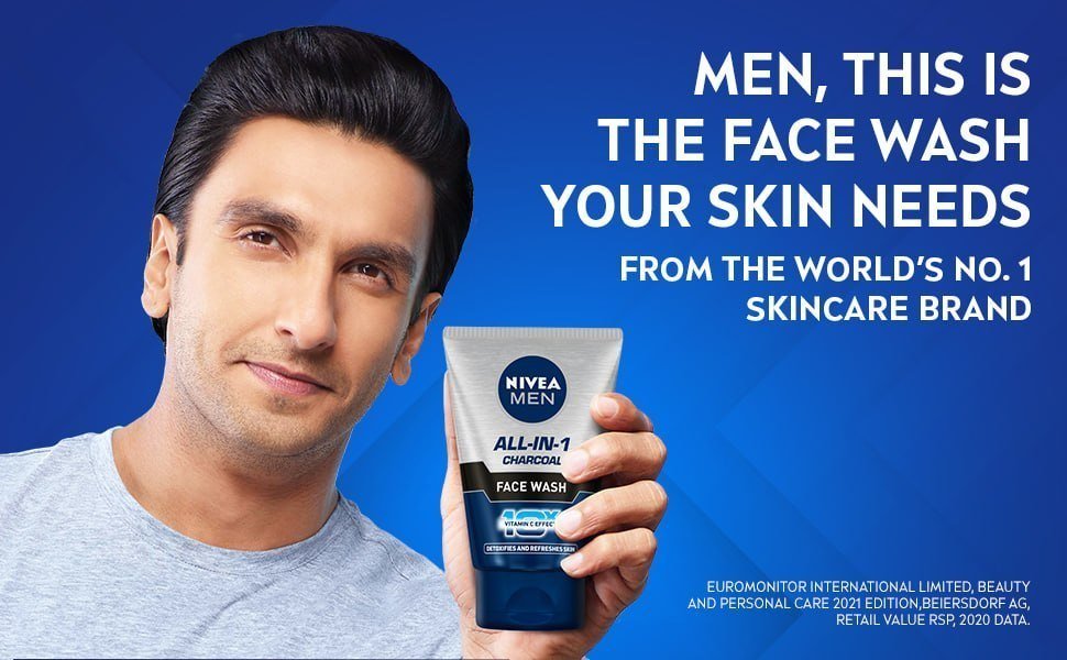Nivea Men All In 1 Charcoal Face Wash 100 G 161