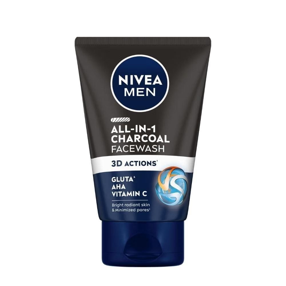 Nivea Men All In 1 Charcoal Face Wash 100g 157