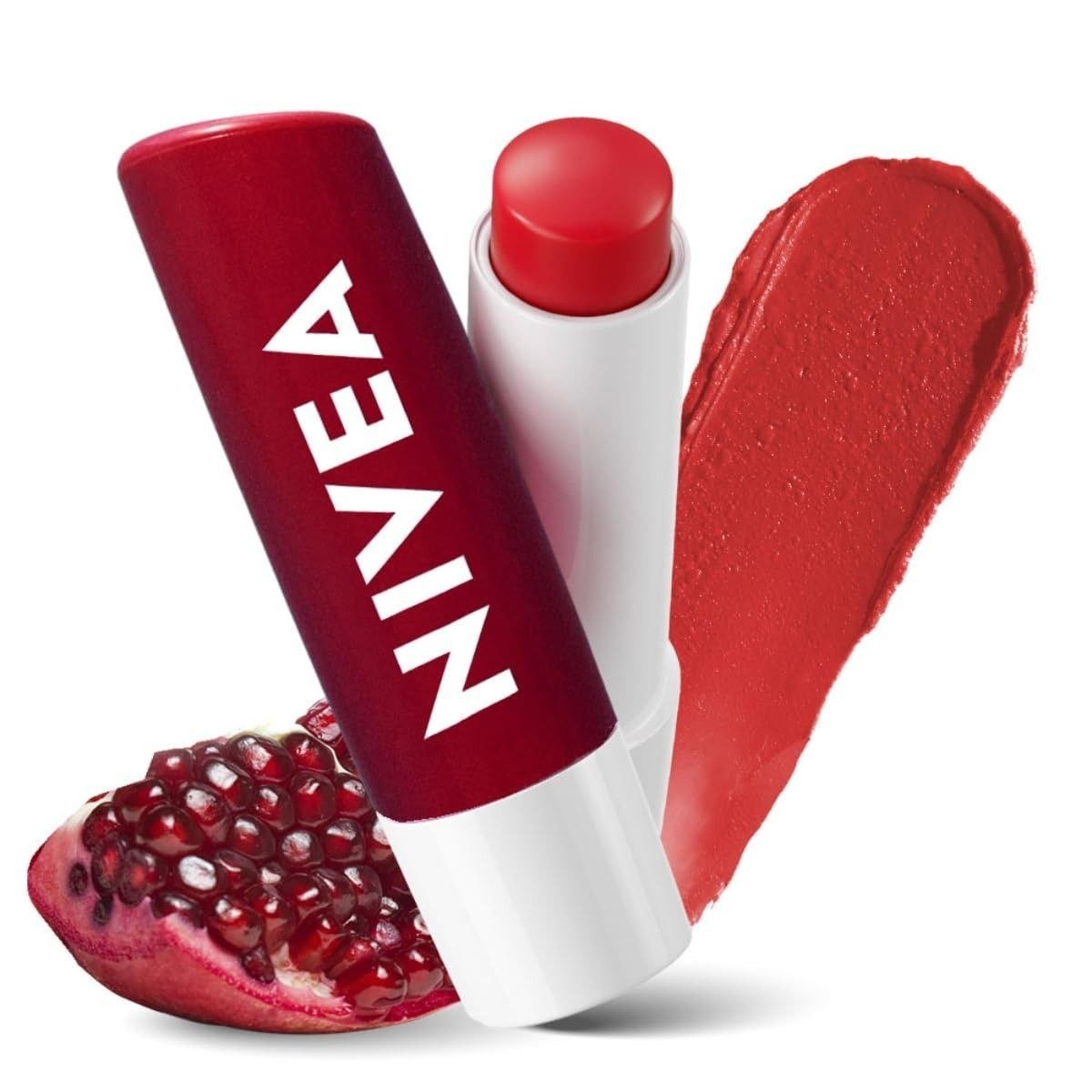 Nivea Shine Caring Lip Balm Pomegranate 4 8g 