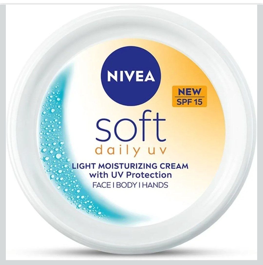 Nivea Soft Daily Spf 15 Moisturizer 88 Uv Pro