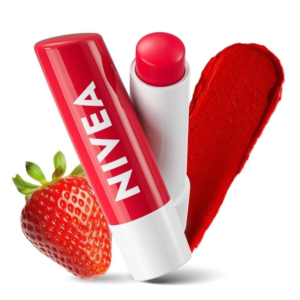 Nivea Strawberry Shine Lip Balm 4 8gm With Vi