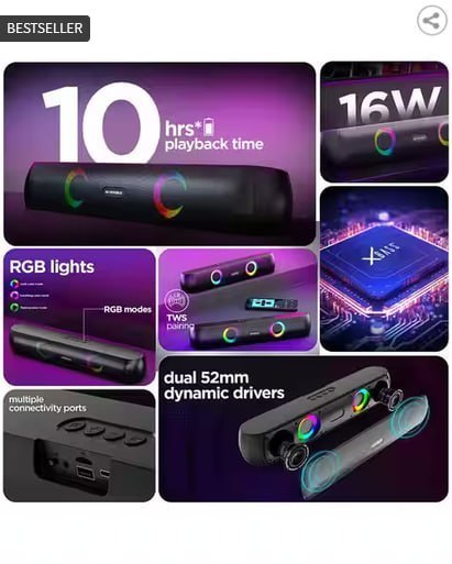 Nu Republic Partybox 160 Soundbar 699 Mrp 3 999 Sa
