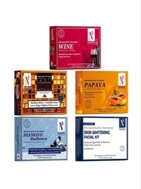 Nutriglow Unisex Set Of 5 Facial Kit For Glow