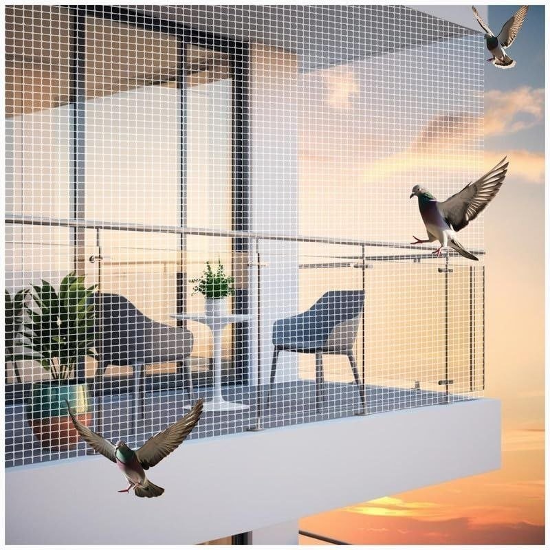Nylon Knotted Anti-bird Net Uv Stabilized Multi Fi