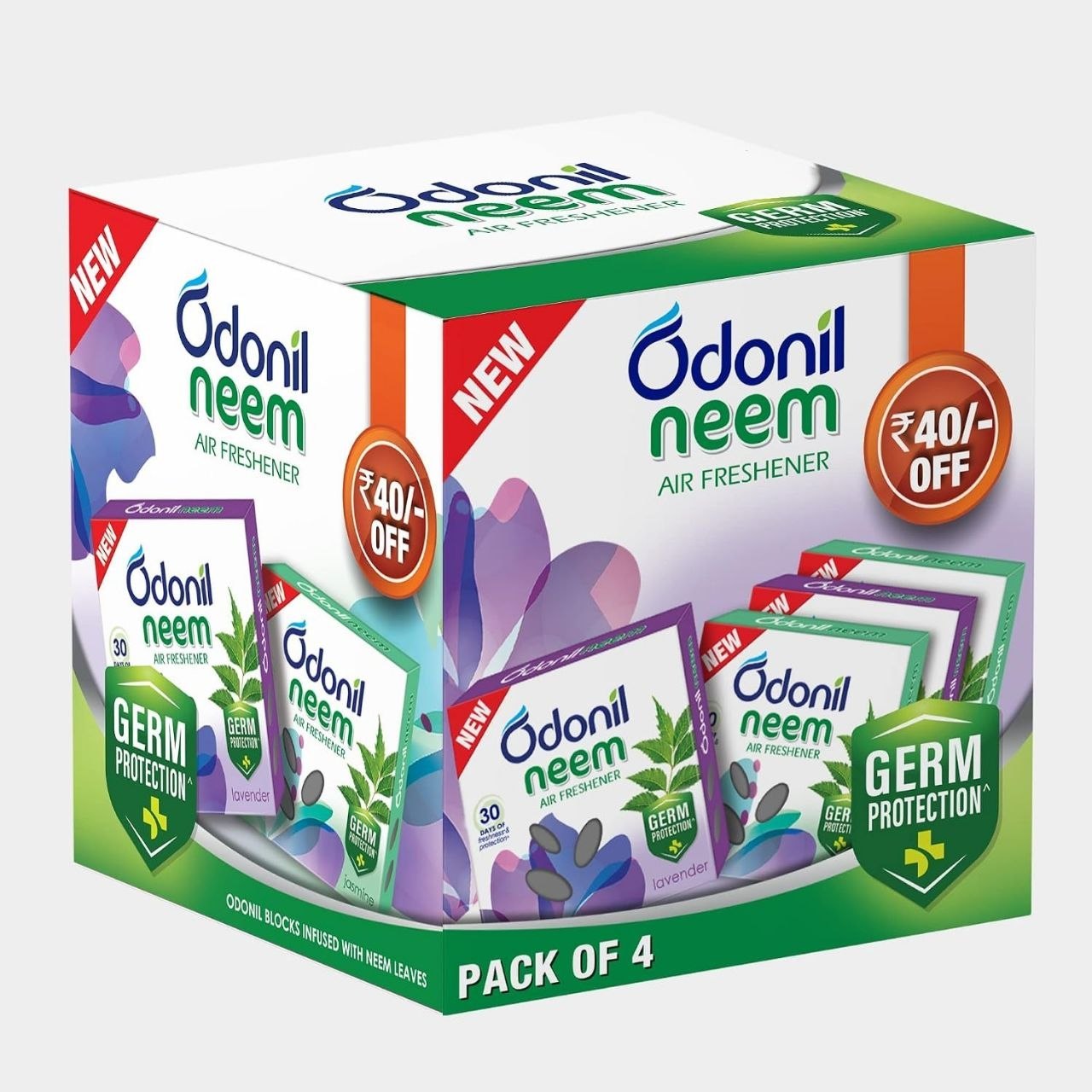 Odonil Bathroom Air Freshener Neem Mixed Frag
