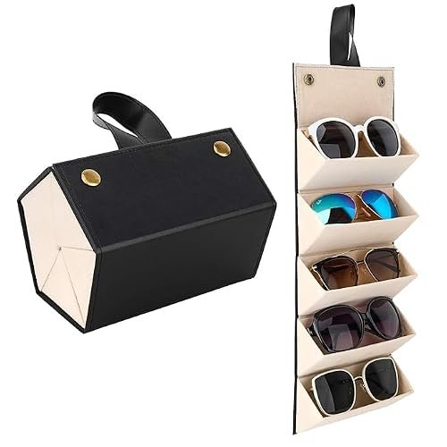 Omnivault 5 Layer Sunglasses Organizer Box Black P
