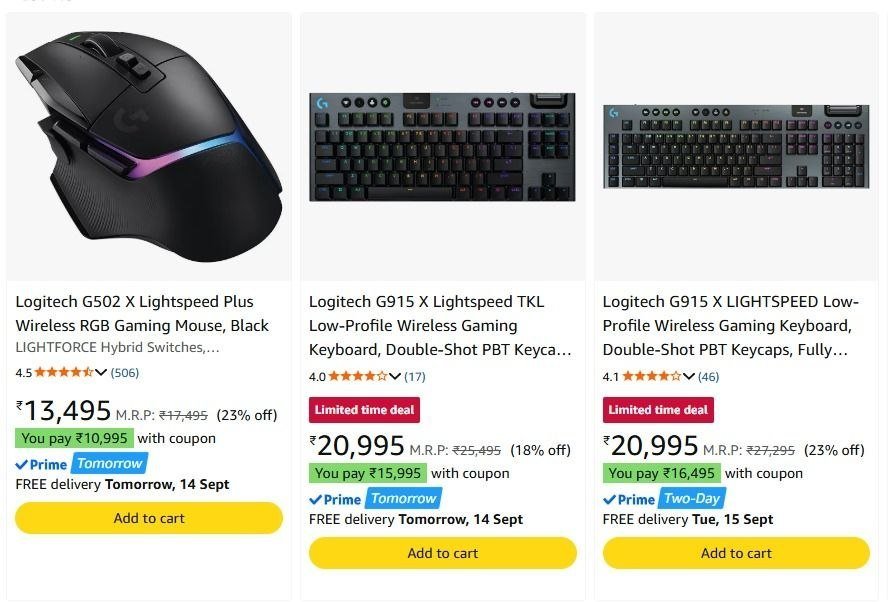 On Logitech Products