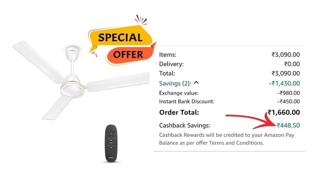 One More Havells Fan Looot Get 5 Star Bldc Fa