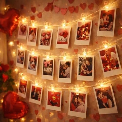 One94store Romantic Photo Clip String Lights 14 Le