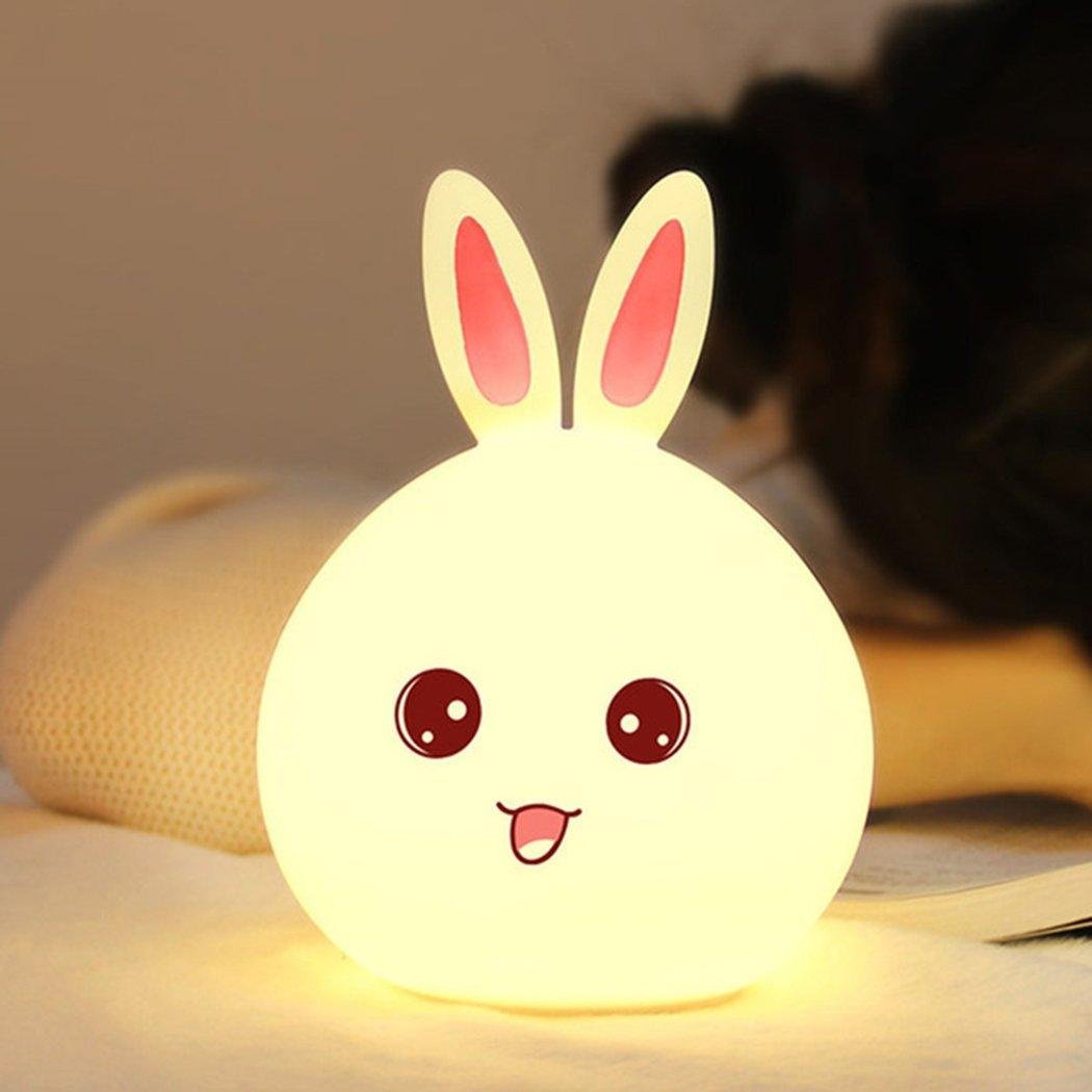 One94store Silicone Rabbit Night Light Usb Re