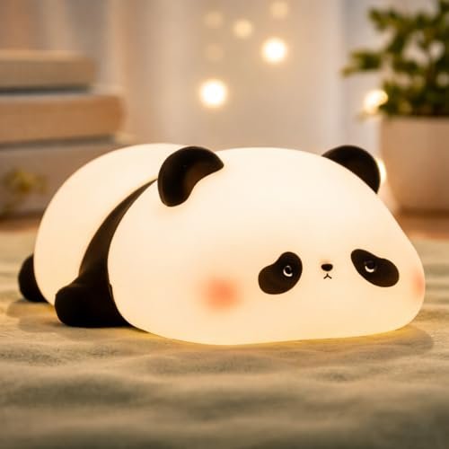 One94store Sleeping Panda Silicone Night Lamp Usb 