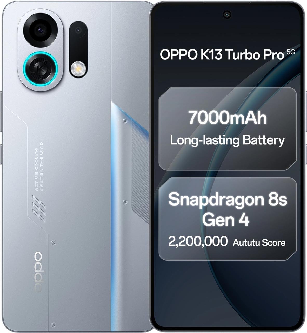 Oppo K13 Turbo Pro 5g (silver Knight 256 Gb) 