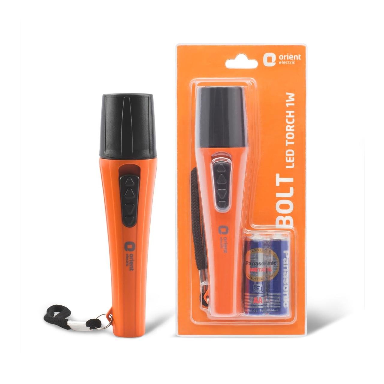 Orient Electric Bolt Led Torch Light Orange B