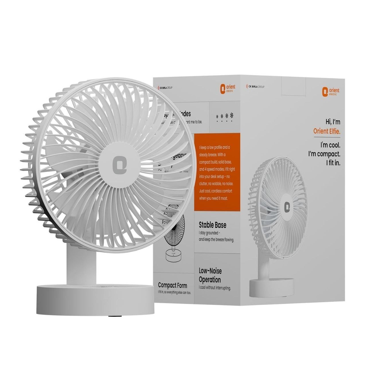 Orient Electric Elfie Rechargeable Personal Fan 90