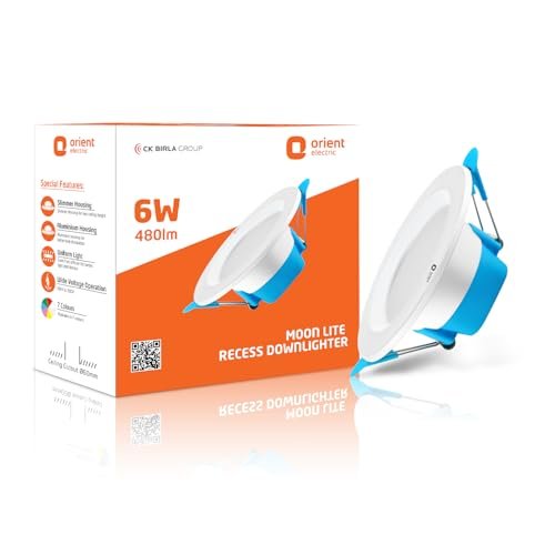 Orient Electric Moonlite 6w Led Ceiling Light Cool