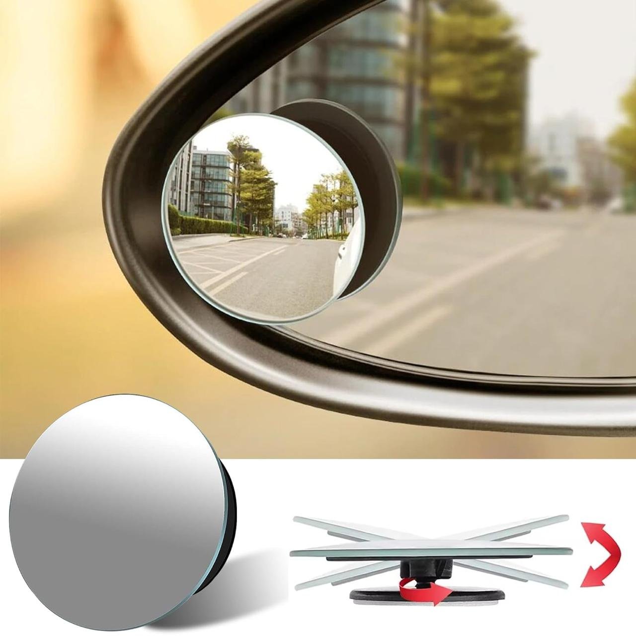 Oto2eye Car Glass Mirror Blind Spot 360 Mirro