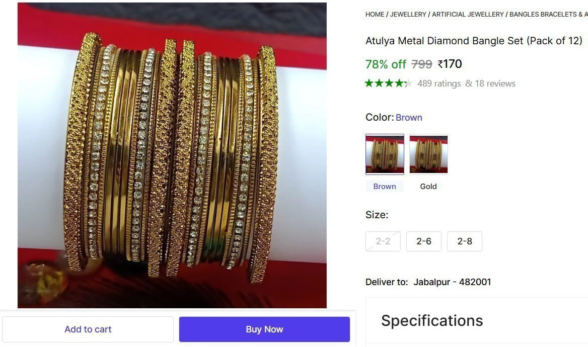 Pack Of 12 Bangles Set At 170