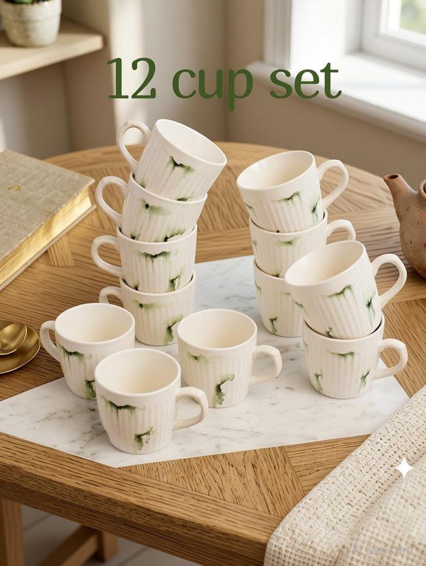 Pack Of 12 Ceramic Cups At 270