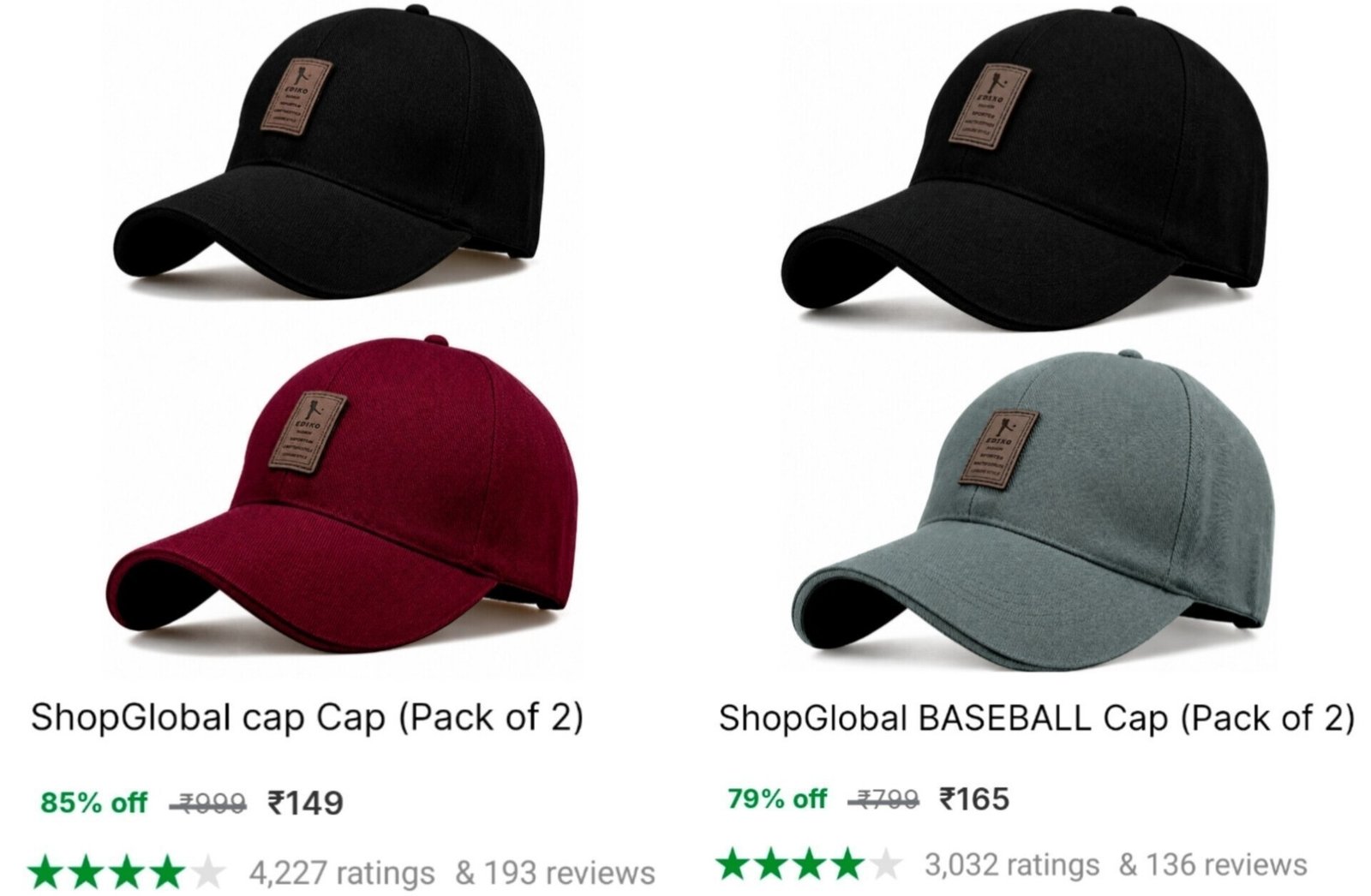 Pack Of 2 Cap At 149 Pack Of 2 Cap At 165