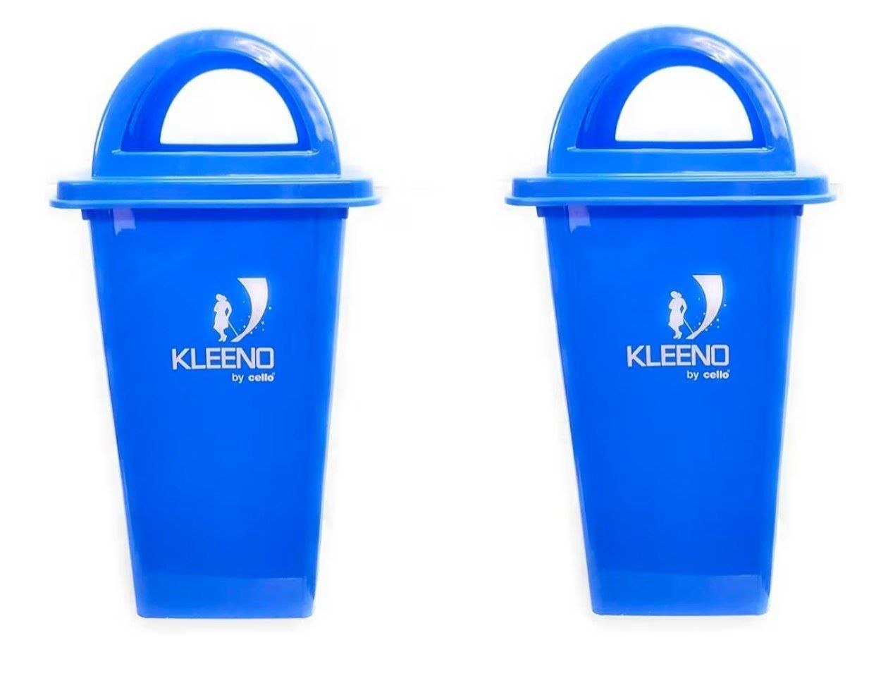 Pack Of 2 Cello Plastic Garbage Manual-lift D