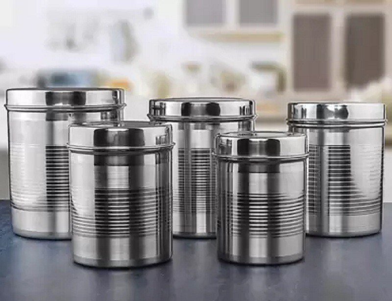 Pack Of 5 Steel Container At 661more Deals