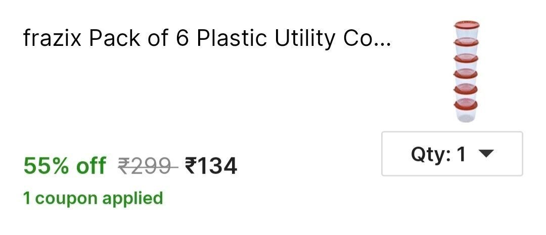 Pack Of 6 Container 134
