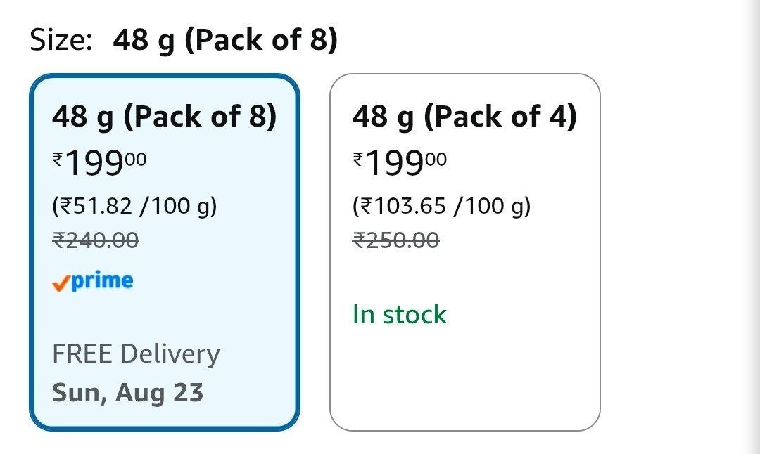 Pack Of 8 199 -pack Of 4 Ka Bhi 199