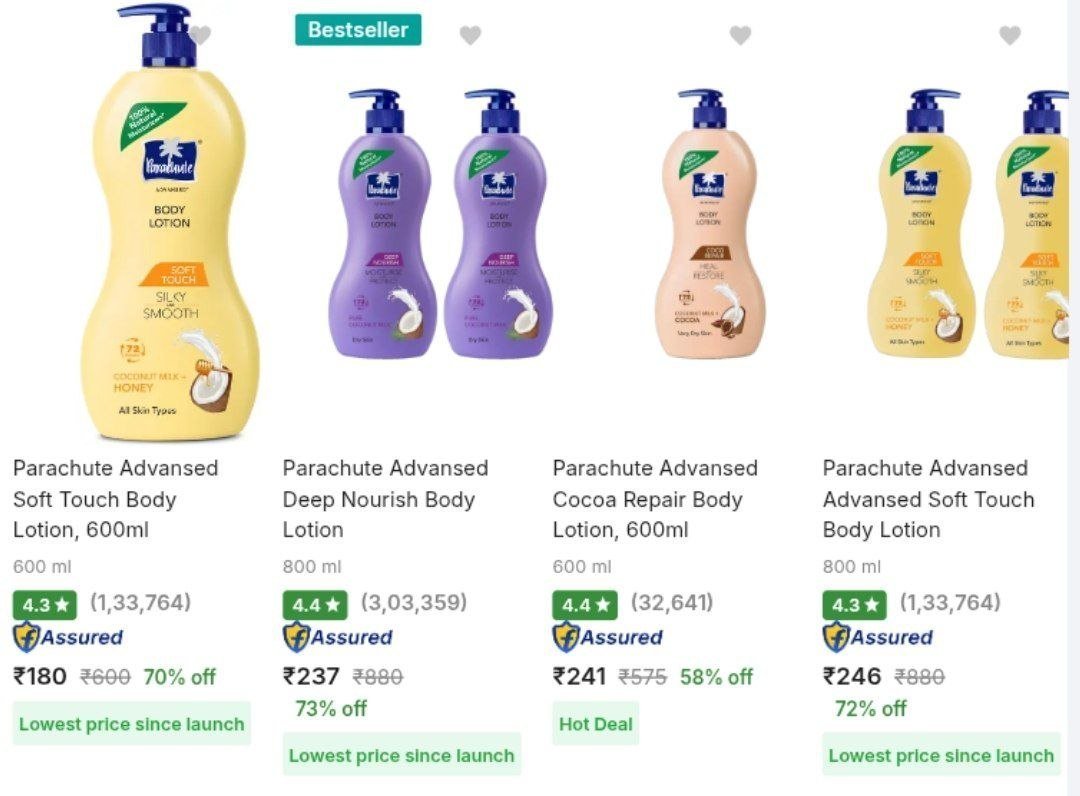 Parachute Body Lotion 70