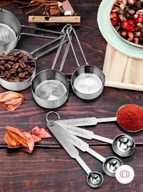Parage Silver-toned Stainless Steel 4 Cups 4 