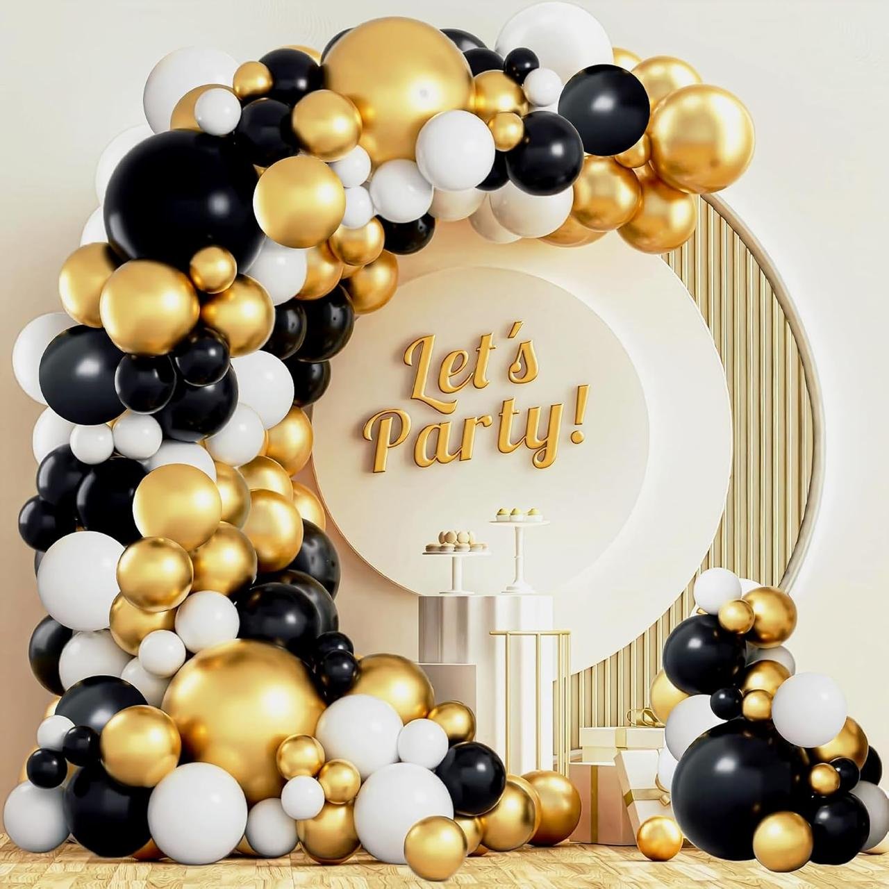 Party Propz Metallic Balloons For Decoration 