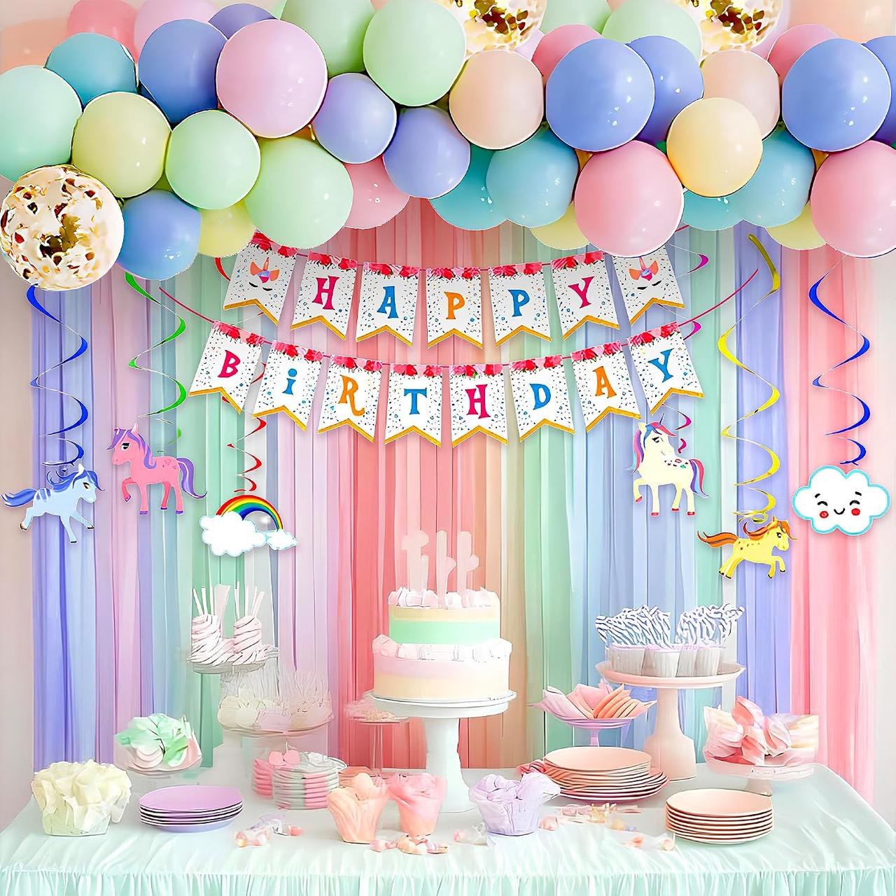 Party Propz Unicorn Theme Birthday Decoration