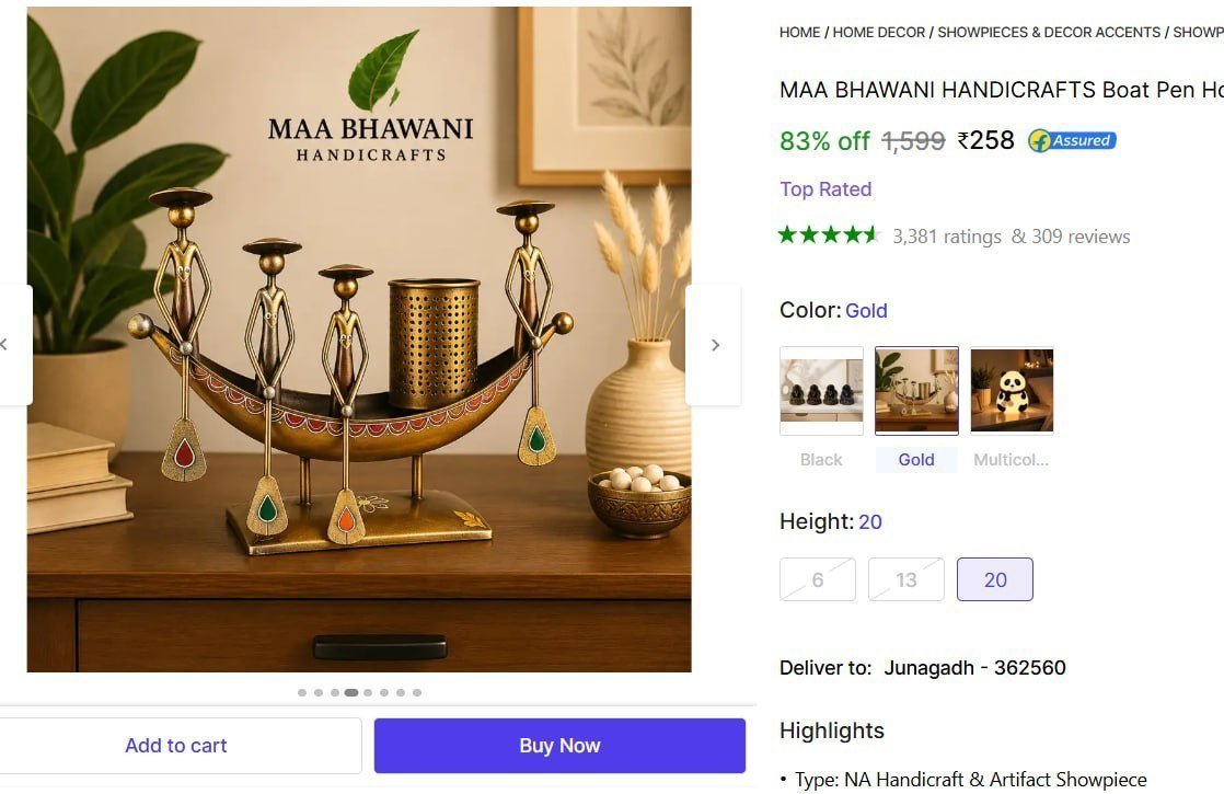 Pen Stand Decorative Showpiece 258