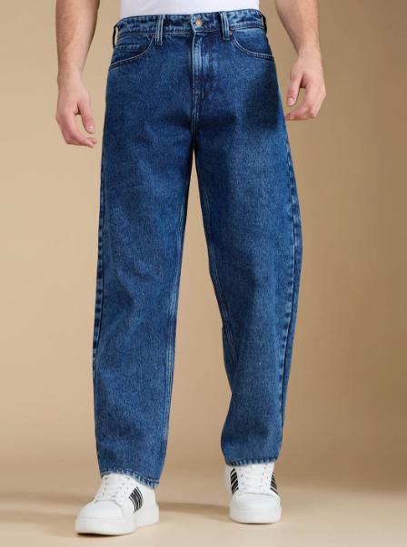 Pepe Jeans Men Relaxed Fit Mid-rise Stretchab