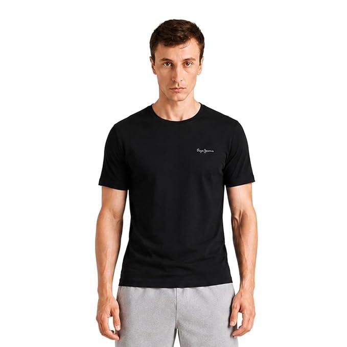Pepe Jeans Men S Solid 100 Cotton Regular Fit