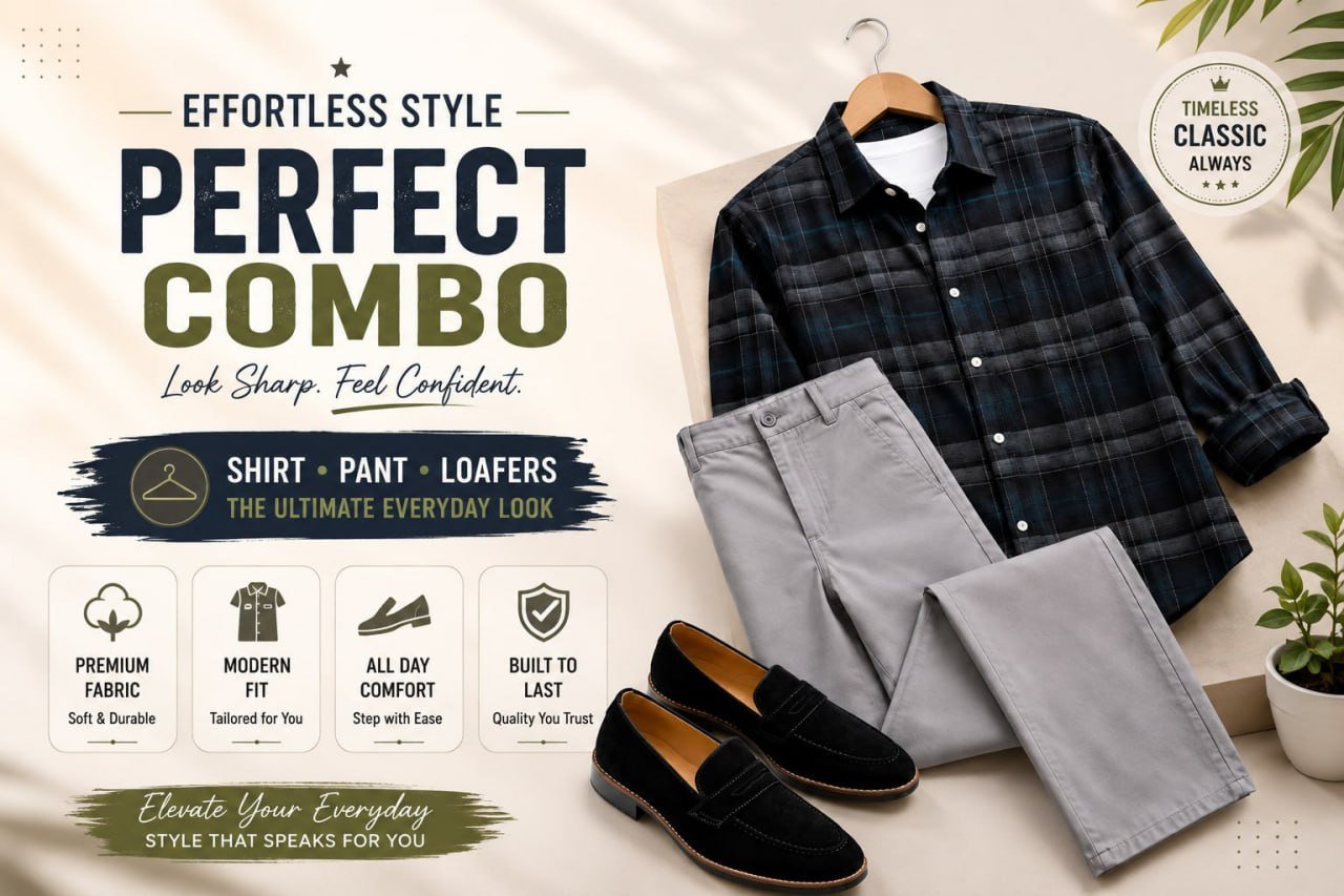 Perfect Comboshirt 328chinos 615loafers 539