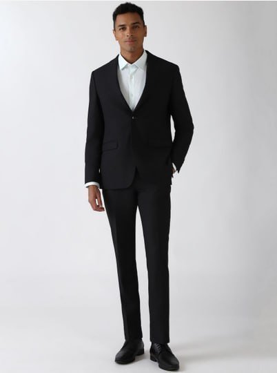 Peter England Elite Slim-fit Two-piece Formal