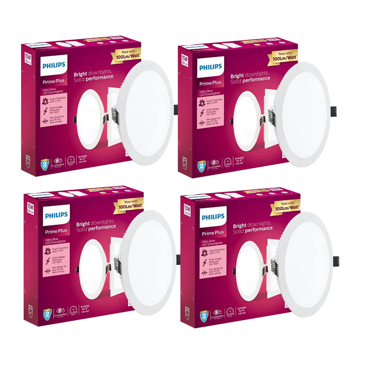 Philips 15w Round Ap Plus Ultraglow Led Dl Re