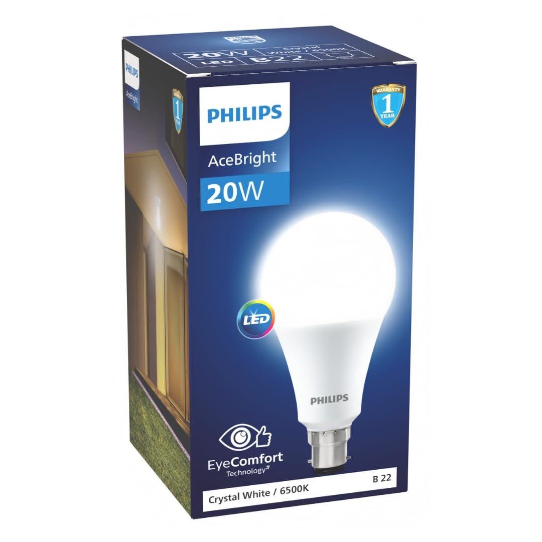 Philips 20-watt Led Bulb Acebright High Wattage Le