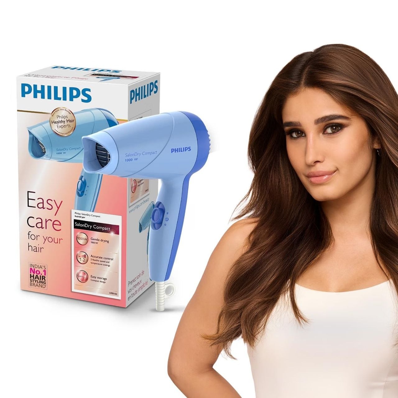 Philips India S No 1 Hair Styling Brand -hair Dryer 1000w 753