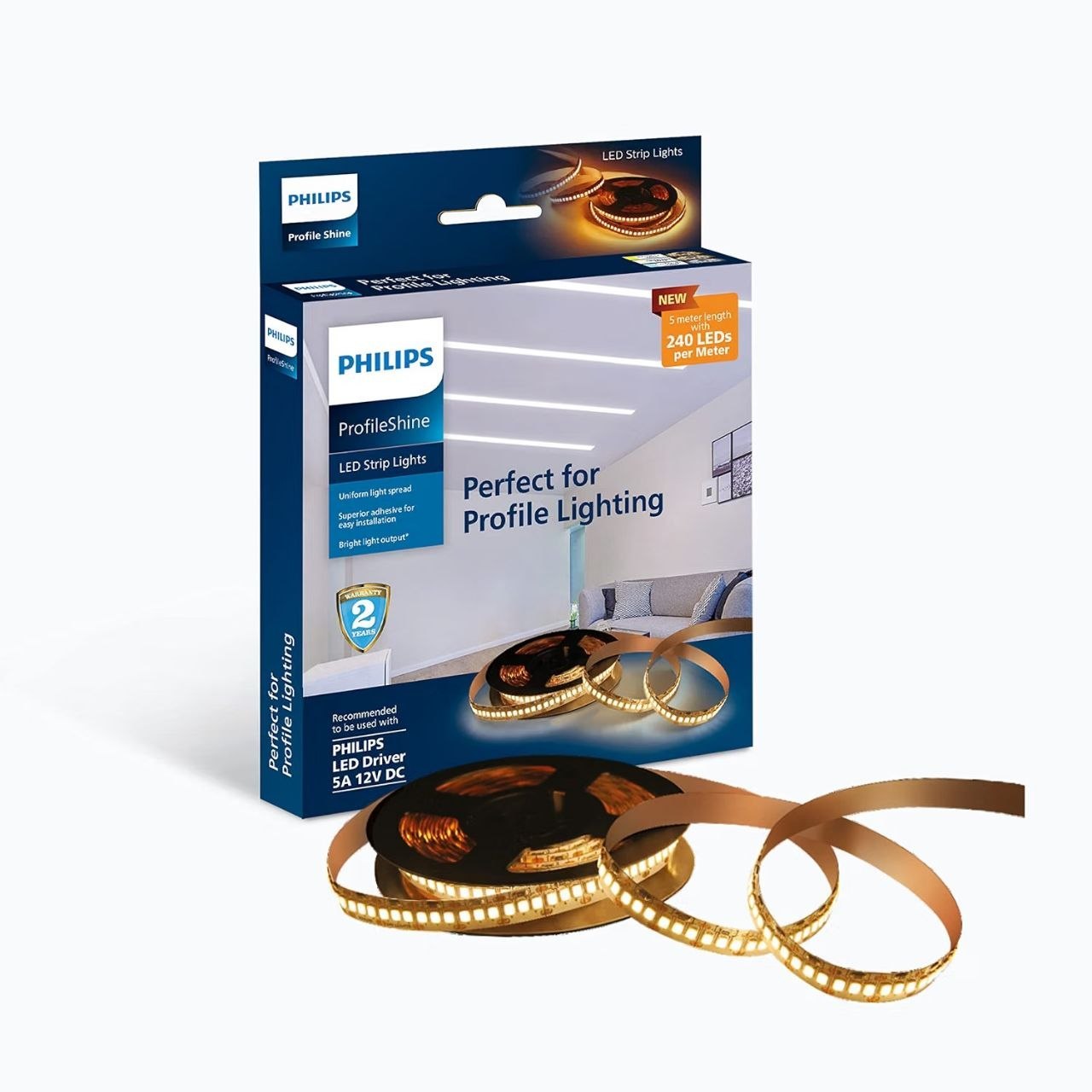 Philips Led Profile Light For Ceiling 5-meter Led Strip Light For Home