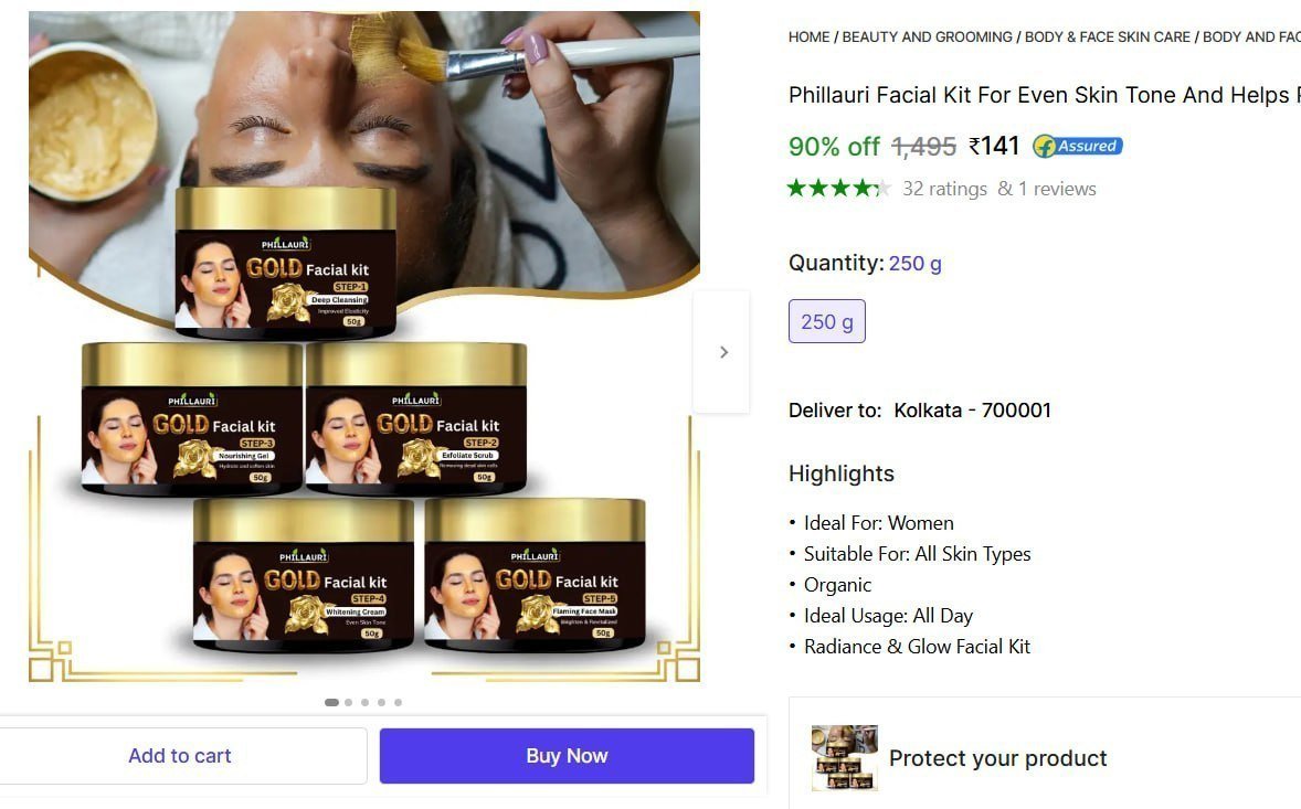 Phillauri Facial Kit (250 G) 141