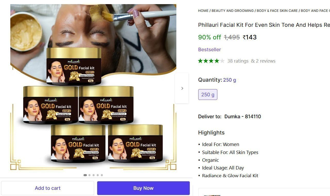 Phillauri Facial Kit (250 G) 143