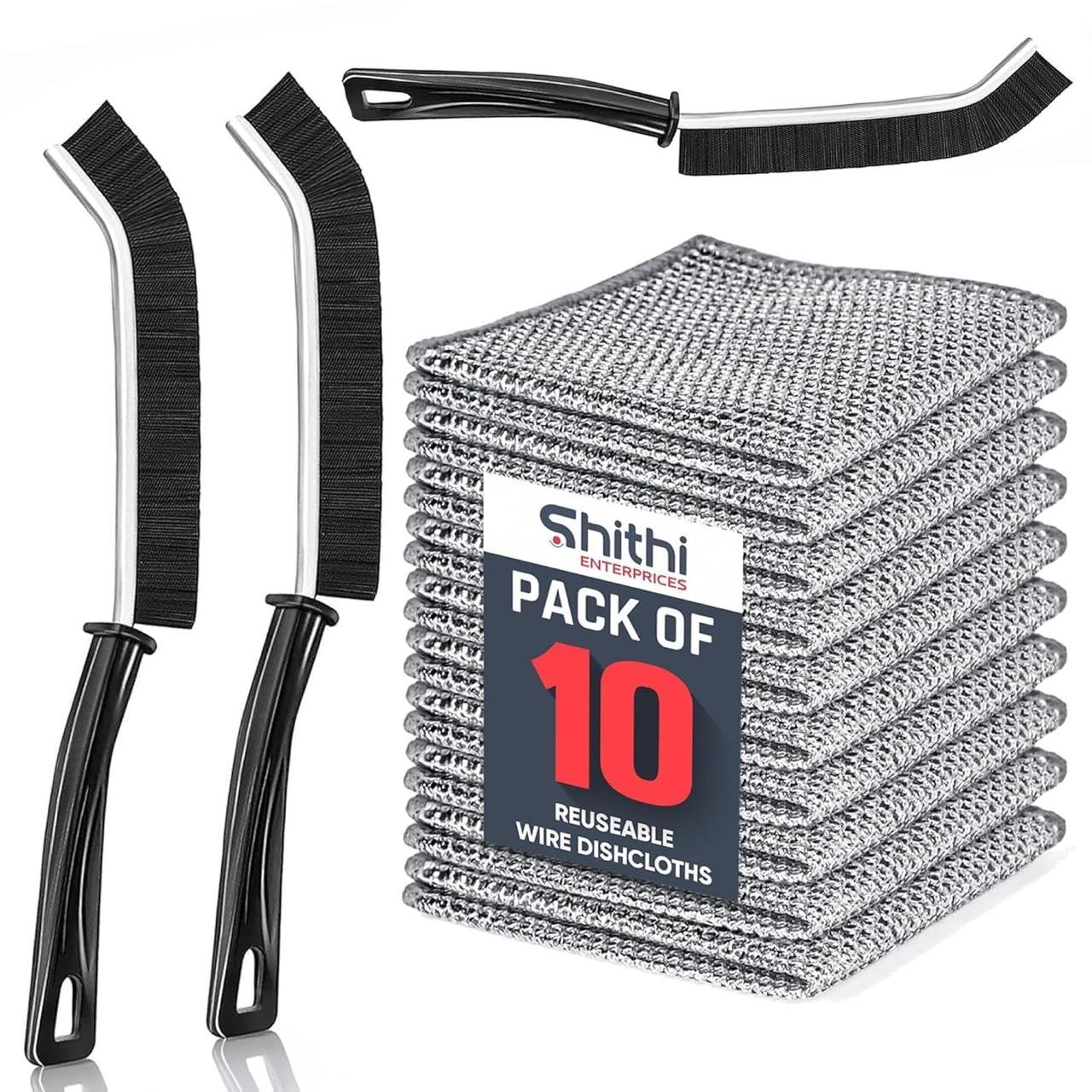 -piece Cleaning Combo 10 Reusable Stainless S
