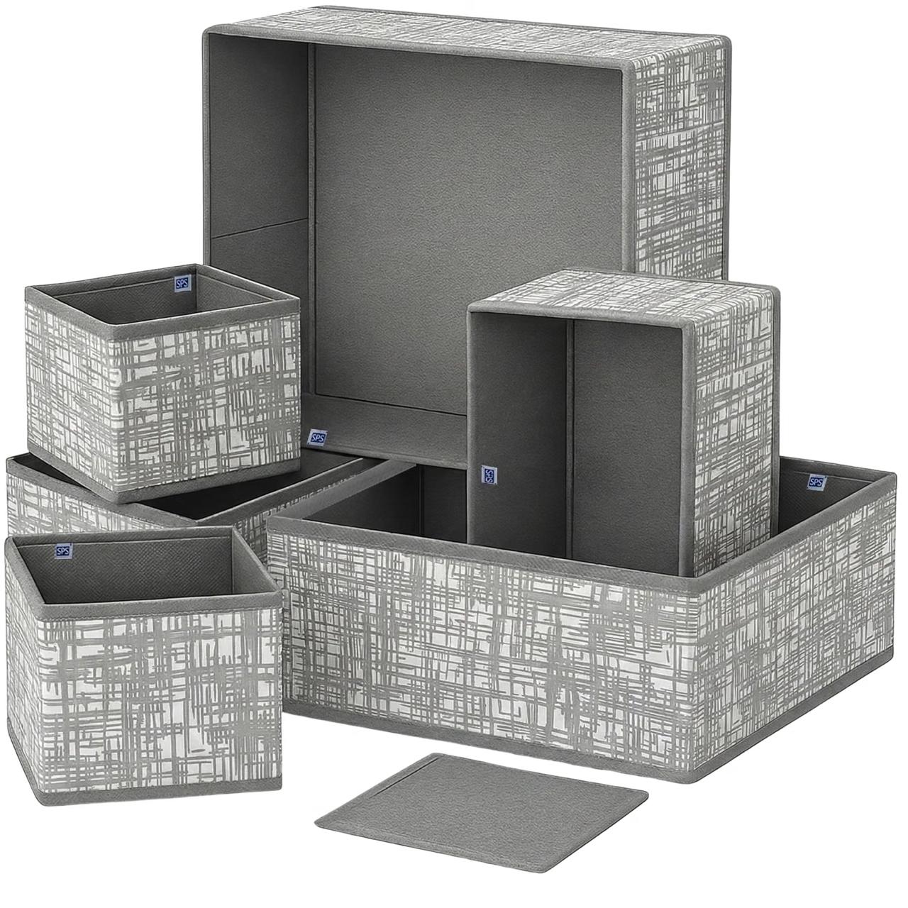 -piece Foldable Cloth Storage Box Set Odourle