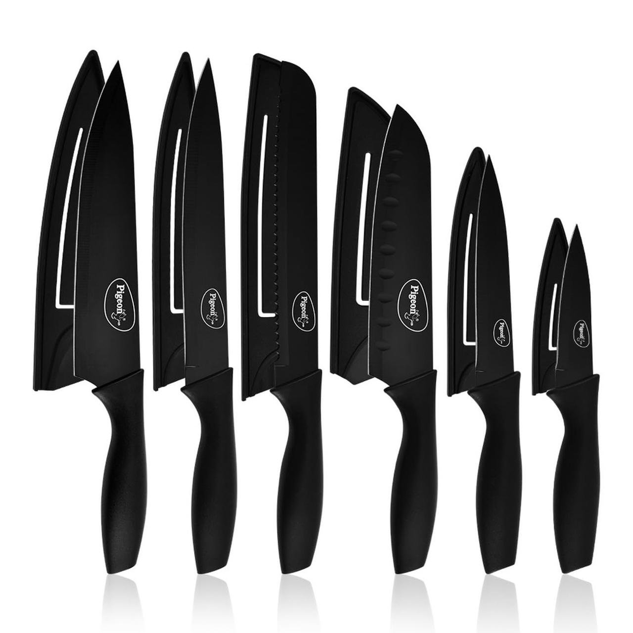 Pigeon By Stovekraft Edge Carbon Knife Set 6 