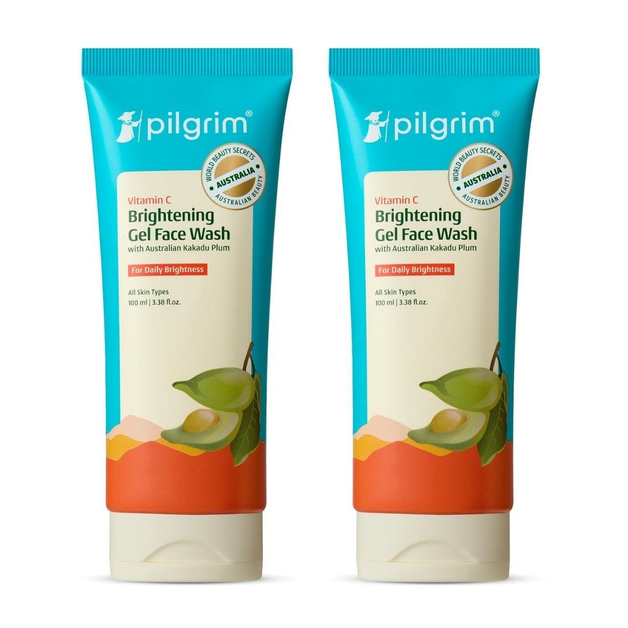 Pilgrim Vitamin C Brightening Gel Face Wash For Gl
